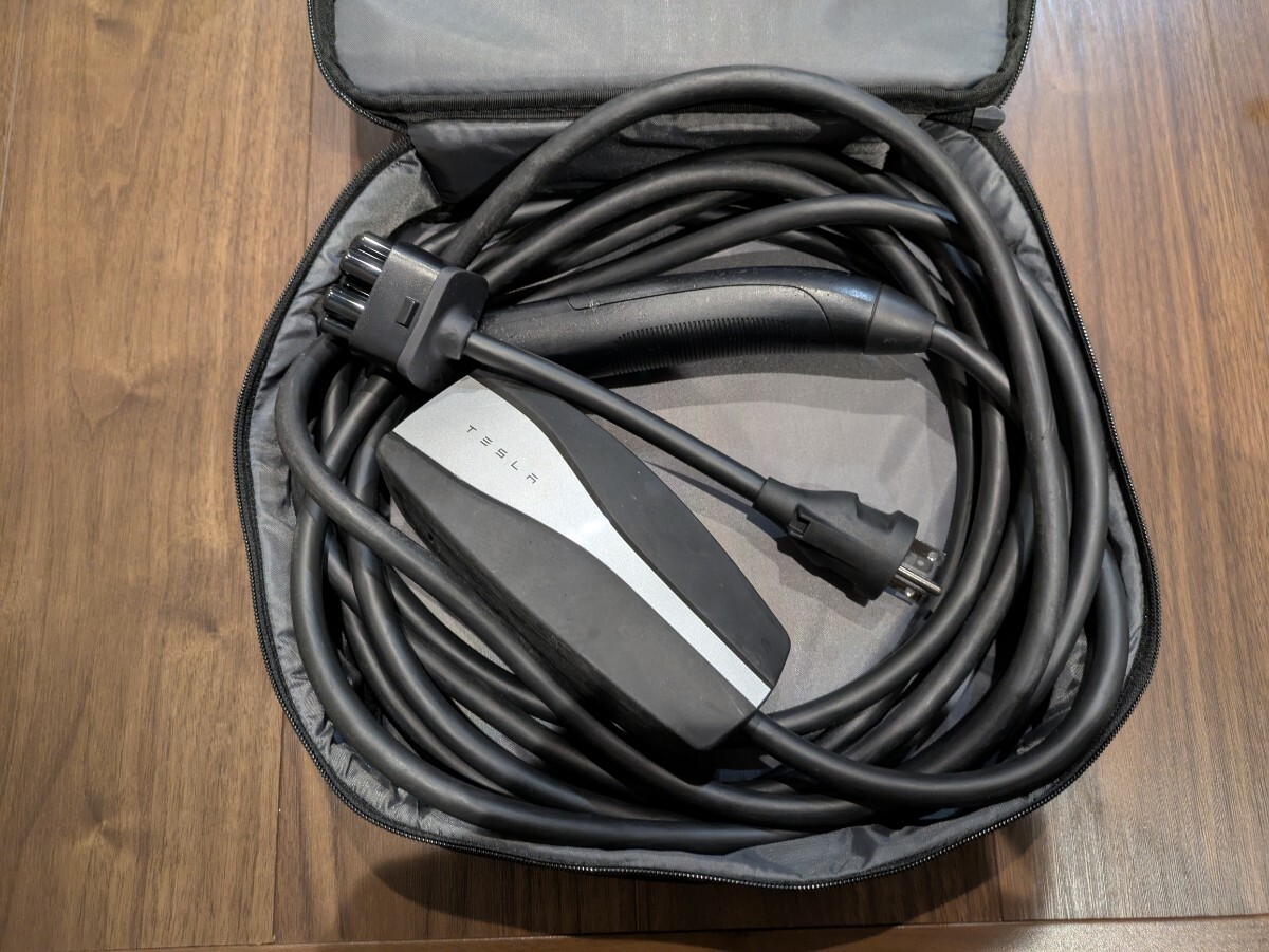 良品】 純正 テスラ モバイルコネクター 充電器 EV Tesla 動作確認