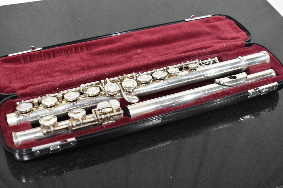 【C】YAMAHA YFL-411II フルート ヤマハ ★SILVER 925刻印あり 217745_1