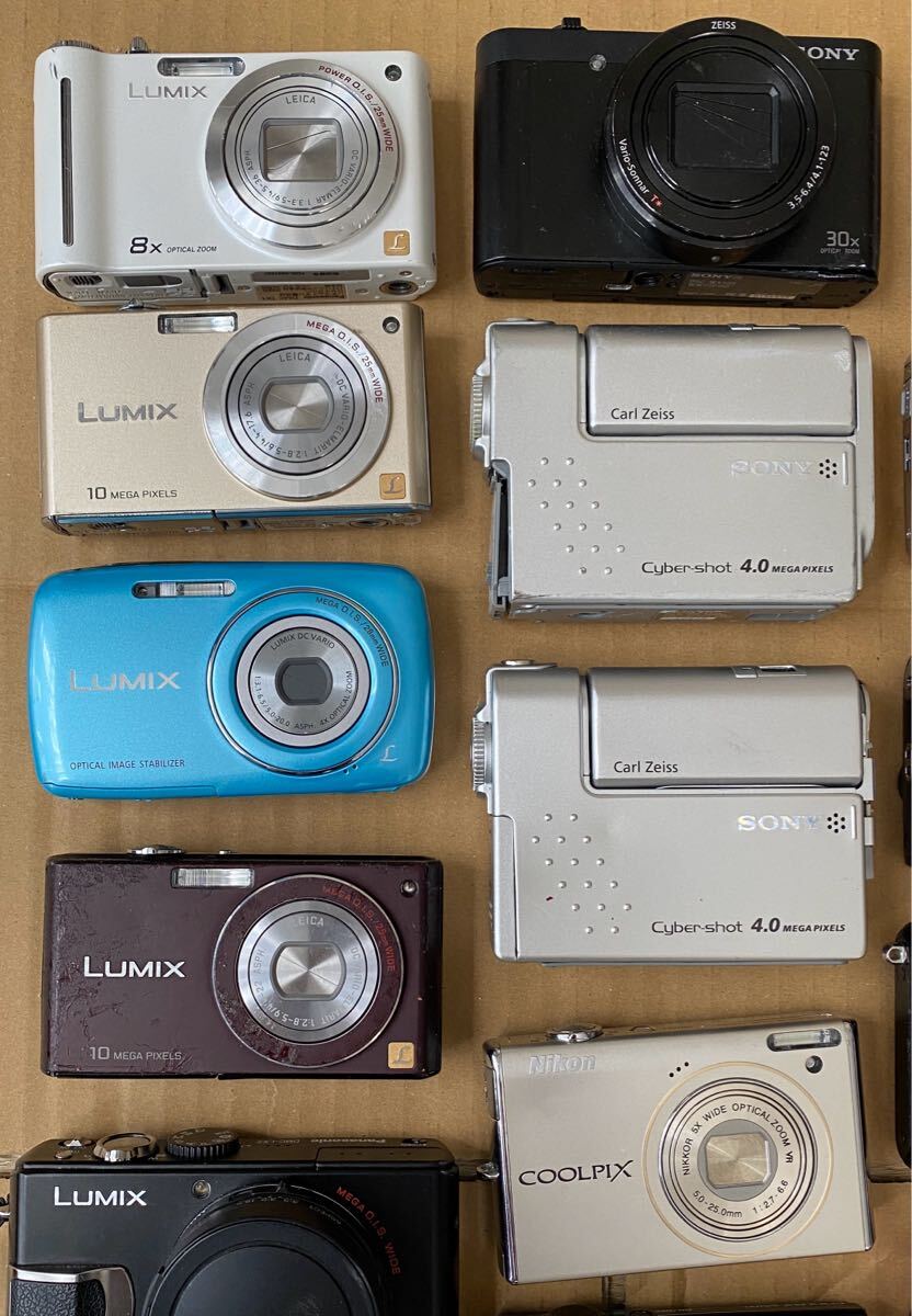 コンパクトデジタルカメラ9台まとめセット CANON IXY/Nikon COOLPIX