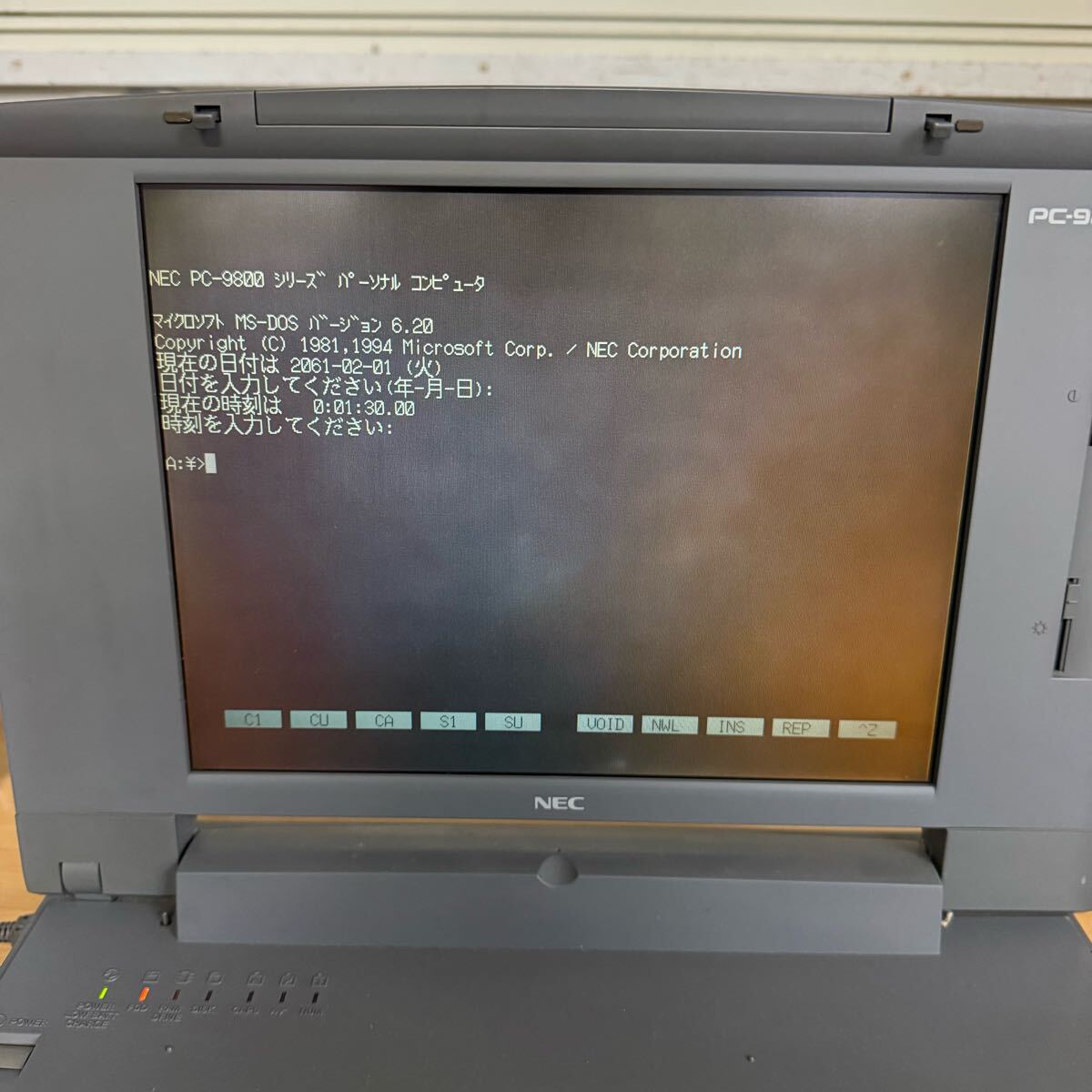 N98-71【1円〜】起動確認OK NEC PC-9821Nd2/3 HDD欠 FDDにてMS-DOS6.20