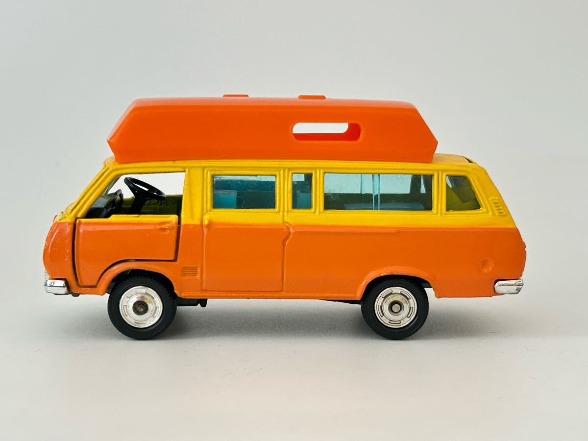 （S313）ミニカー トミカダンディ tomica DANDY 013 トヨタ TOYOTA ハイエース HI-ACE コミューター キャンピングカー 1/52 当時物 箱付_2