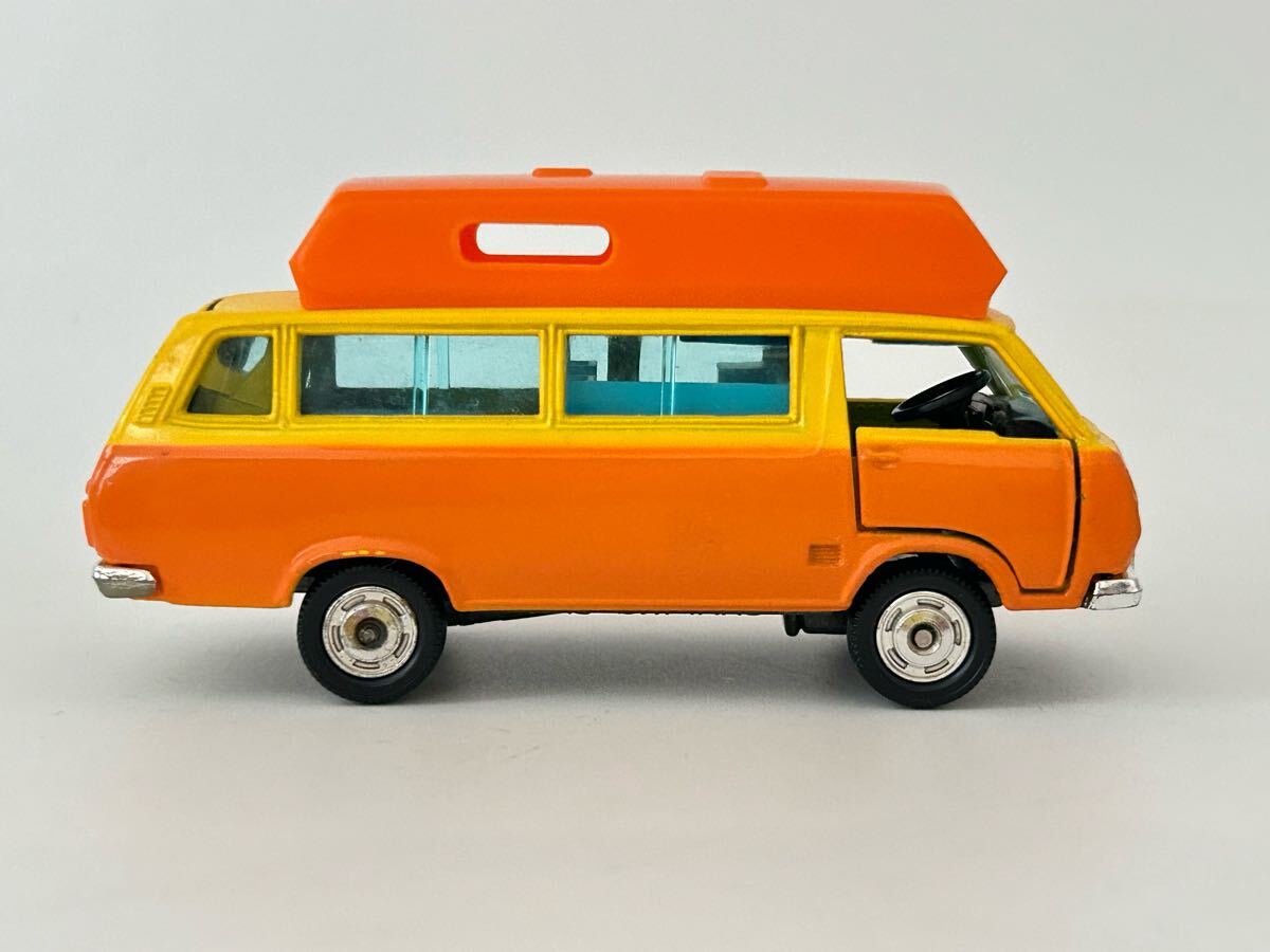 （S313）ミニカー トミカダンディ tomica DANDY 013 トヨタ TOYOTA ハイエース HI-ACE コミューター キャンピングカー 1/52 当時物 箱付_4