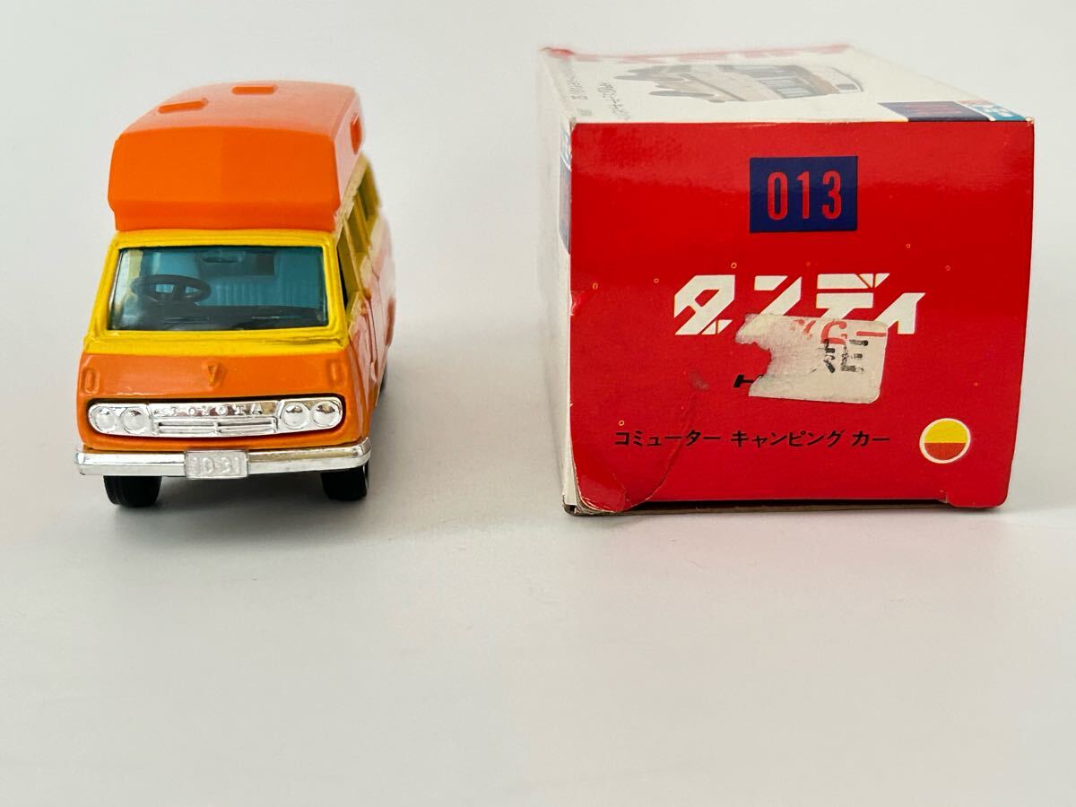 （S313）ミニカー トミカダンディ tomica DANDY 013 トヨタ TOYOTA ハイエース HI-ACE コミューター キャンピングカー 1/52 当時物 箱付_6