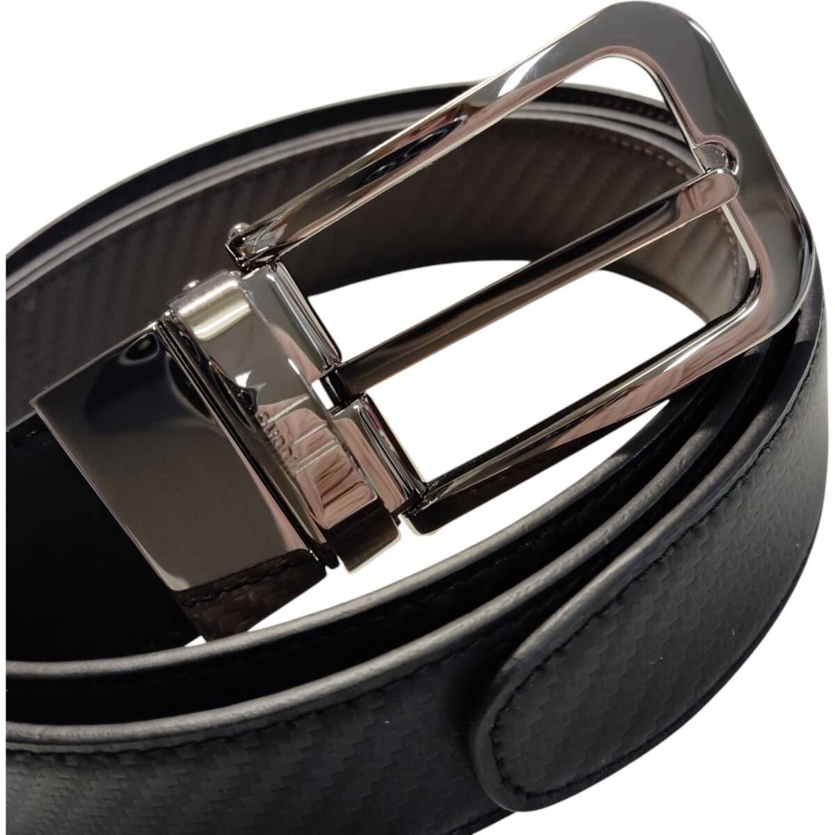 未使用品】 dunhill ダンヒル レザー リバーシブル シルバー金具 