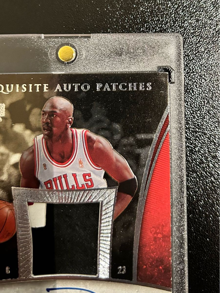 マイケル ジョーダン パッチ 直筆 サインカード ブルズ michael jordan patch auto autograph ...