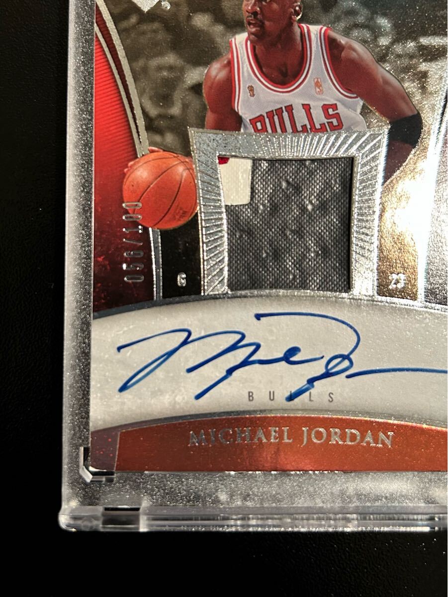 マイケル ジョーダン パッチ 直筆 サインカード ブルズ michael jordan patch auto autograph ...