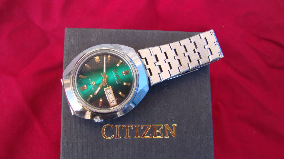 70s 最高級 シチズン ハイソニック CITIZEN HISONIC 腕時計 純正SS
