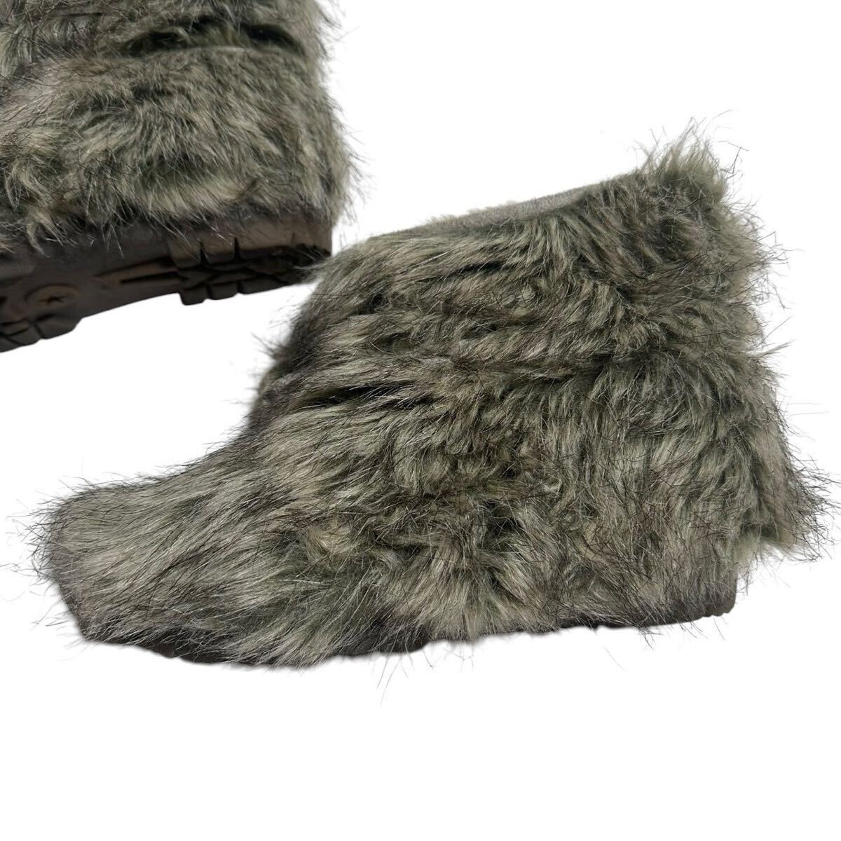 Japanese Label Y2K fur boots goa ifsixwasnine kmrii share spirit