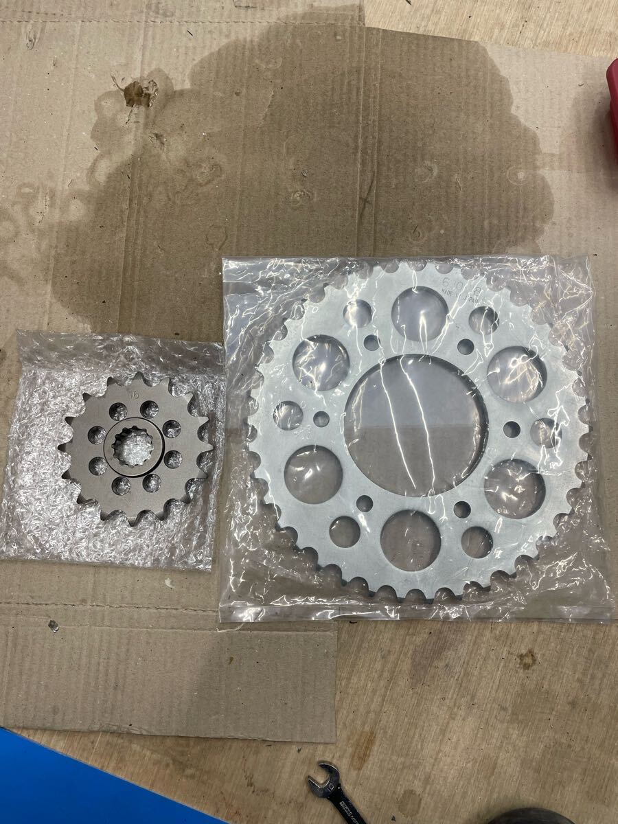 z1.z2.kzスプロケットセット 新品 | z1z2 ドリブンスプロケットナット