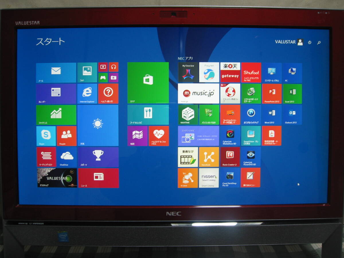 21.5インチワイド液晶画面) ＃＃ NEC VALUESTAR PC-GD164VAA1 Windows