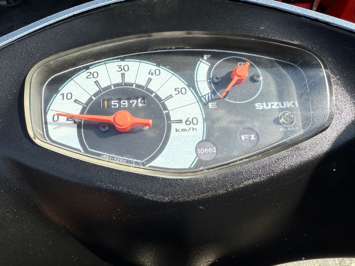 スズキ　V50G 実働　埼玉発　熊谷市　4スト　原付き　スクーター　書類付き　低走行　検）V50 レッツ　ビーノ　ジョルノ　クレア　_2