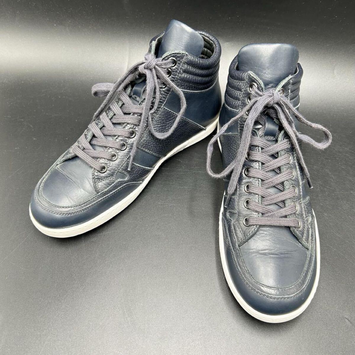 1円【美品】 GORGIO ARMANI ジョルジオアルマーニ エンボス サイド 