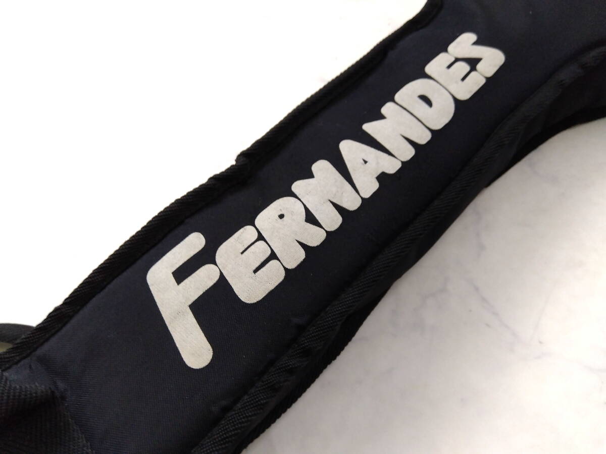 新品，お買い得 動作良好★90s Fernandes 旧型 ZO-3 専用 ソフトケース ポケット付 芸達者 ゾーサン ぞうさん スリムケース ★フェルナンデス