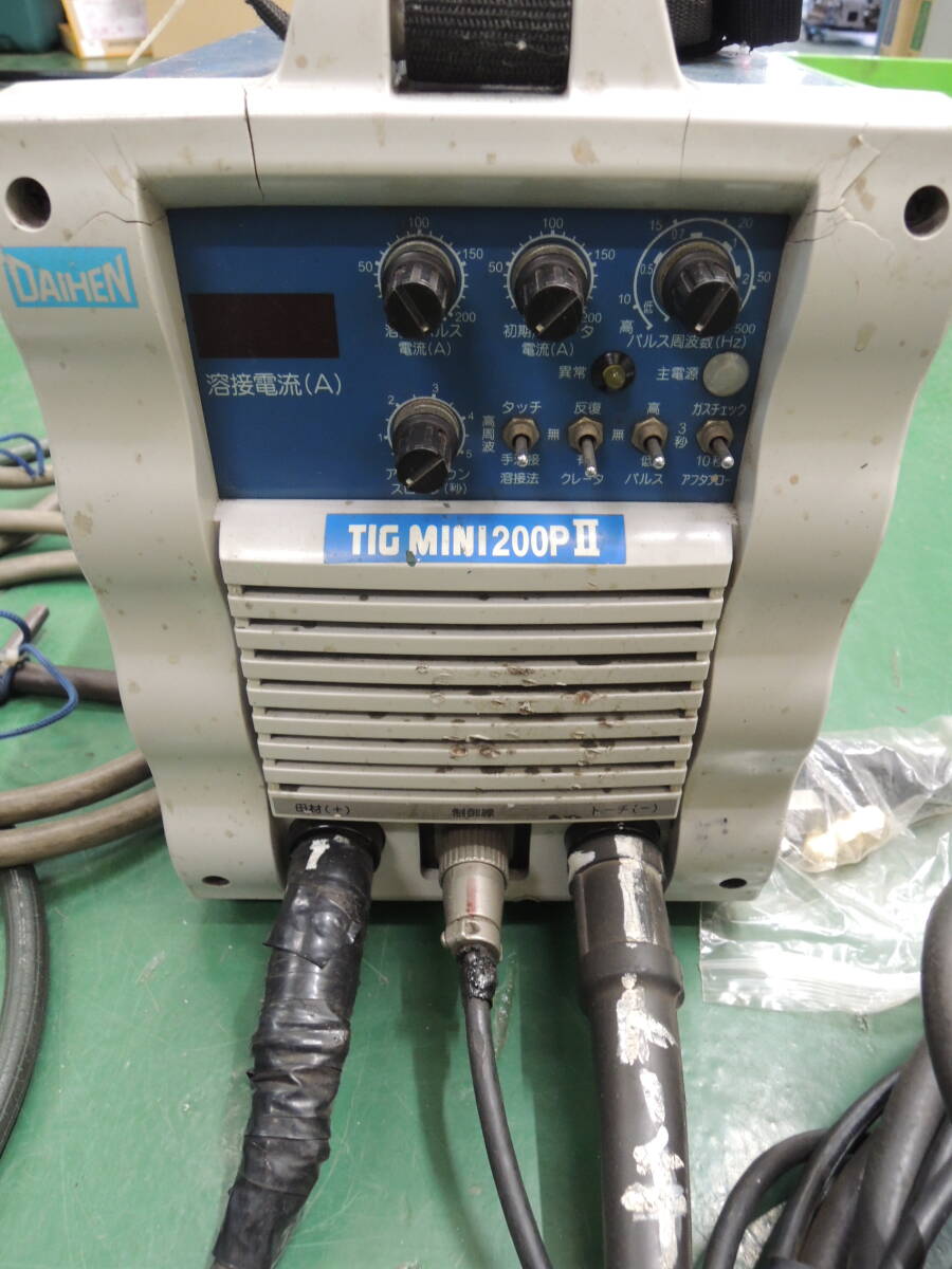 ダイヘン TIG MINI 200P Ⅱ TIG溶接 溶接機 動作確認済み 100v 2007年 ダイヘン TIG MINI 200P Ⅱ TIG溶接 溶接機 動作確認済み 100v 2007年