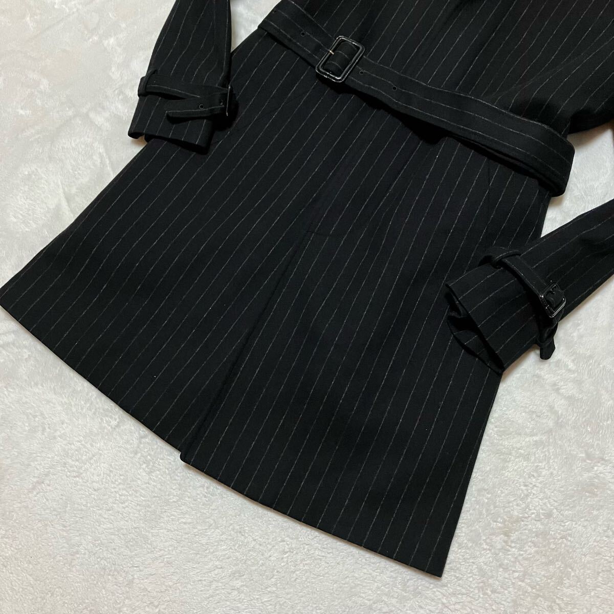 ポールスミス トレンチコート Lサイズ カシミヤ混 ライナー付 グレー