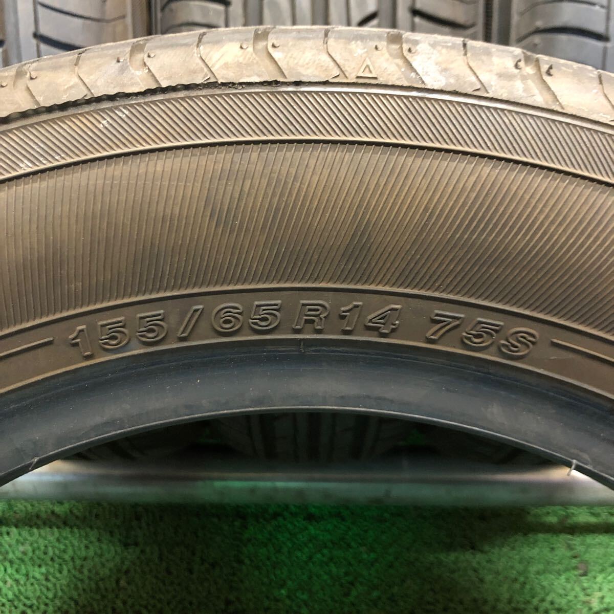 YOKOHAMA　BLUEARTH-ES　ES32　155/65R14　75S　極上バリ山4本価格　P-127　福岡　★引き取り大歓迎★千円スタート★早い者勝ち★人気★_9