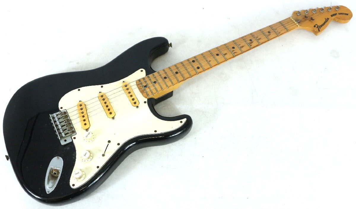 Fernandes Burny Custom ブラックエレキギター　現場品 CUSTOM BURNY Burny Fernandes エレキギター FERNANDES フェルナンデス