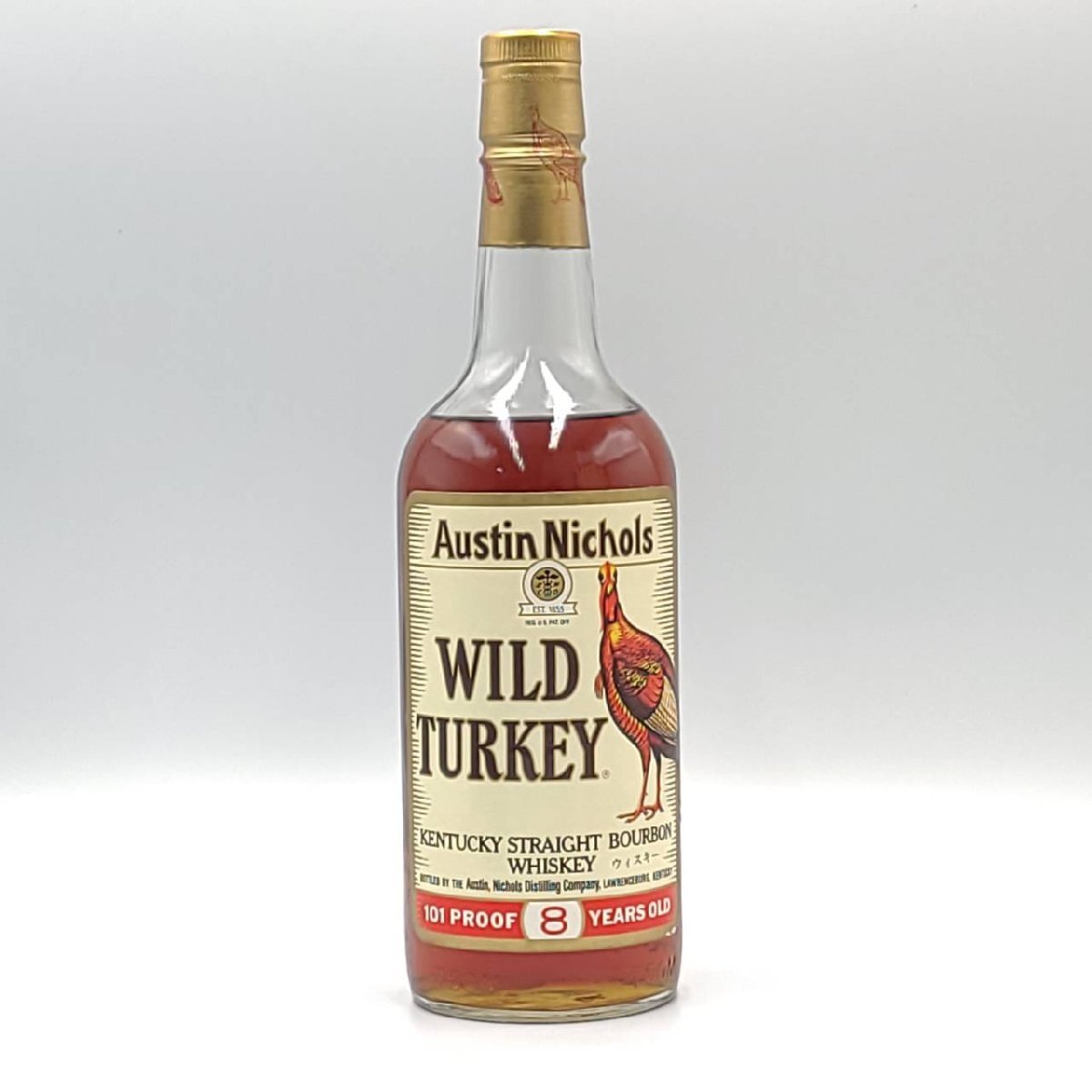 同梱不可】ワイルドターキー 8年 750ml 50.5％ 箱有 未開栓 古酒
