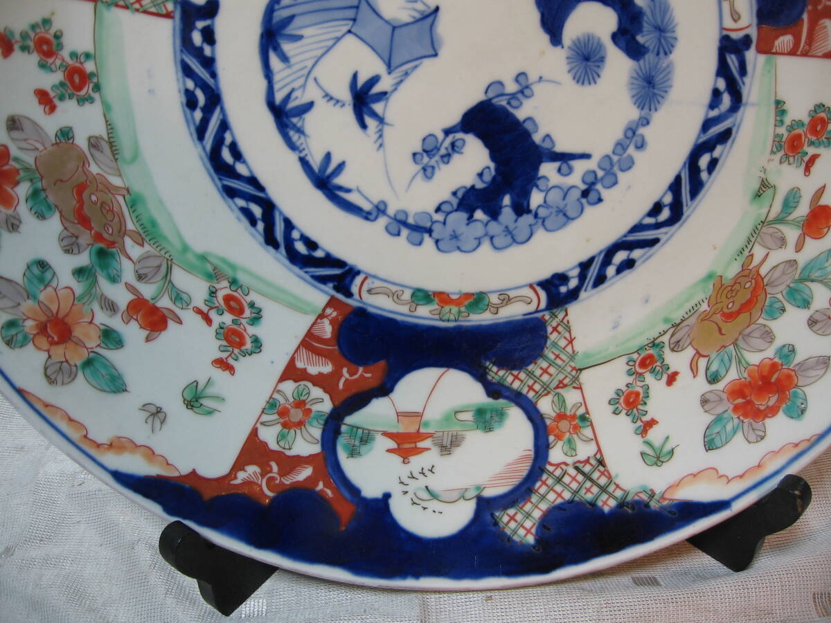 大皿☆色絵☆有田焼☆伊万里焼☆中古品_4