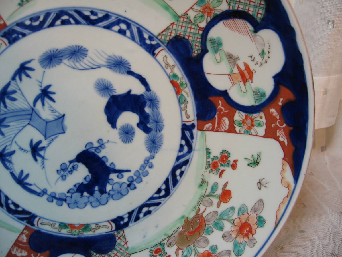 大皿☆色絵☆有田焼☆伊万里焼☆中古品_6