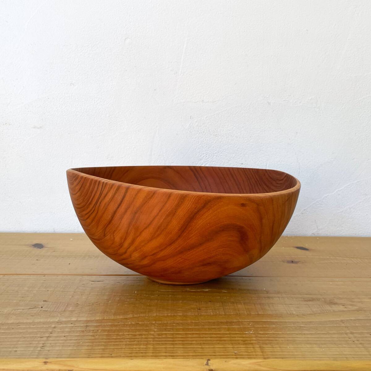 ☆ 須田二郎 木製の器 ボウル 24cm 無垢材 木工旋盤 ターニングウッド