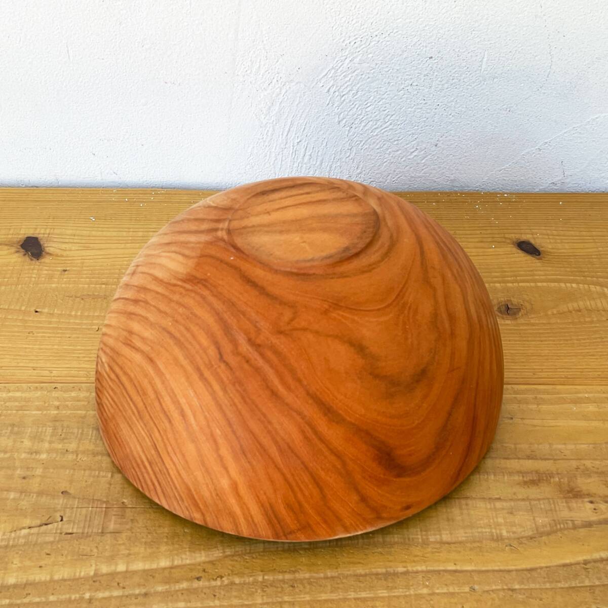 ☆ 須田二郎 木製の器 ボウル 24cm 無垢材 木工旋盤 ターニングウッド