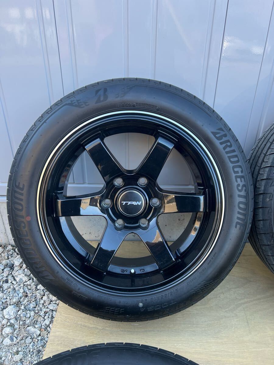 ティスファクトリー　TAW　スタイリング5 18インチ　6穴　215/55r18 8J+37 _3