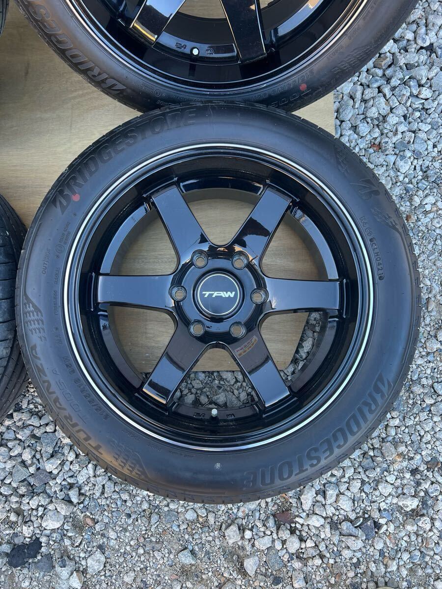 ティスファクトリー　TAW　スタイリング5 18インチ　6穴　215/55r18 8J+37 _6