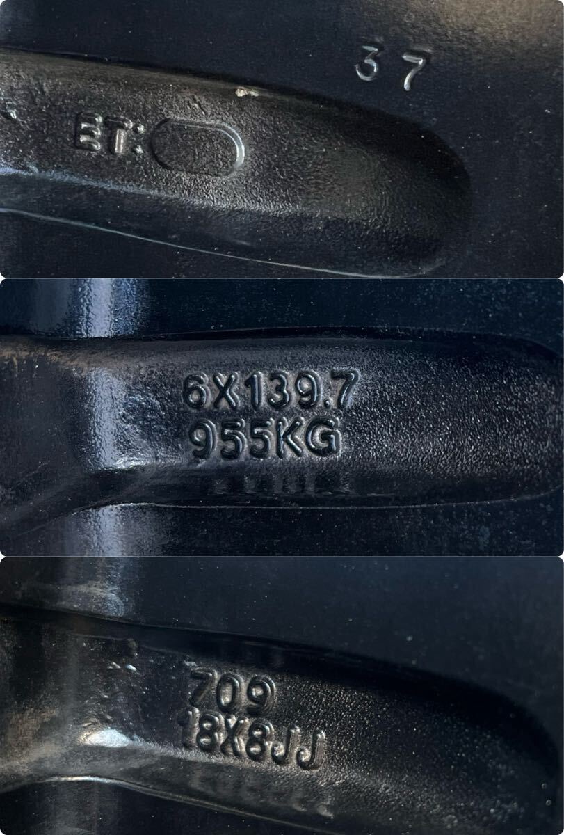 ティスファクトリー　TAW　スタイリング5 18インチ　6穴　215/55r18 8J+37 _7