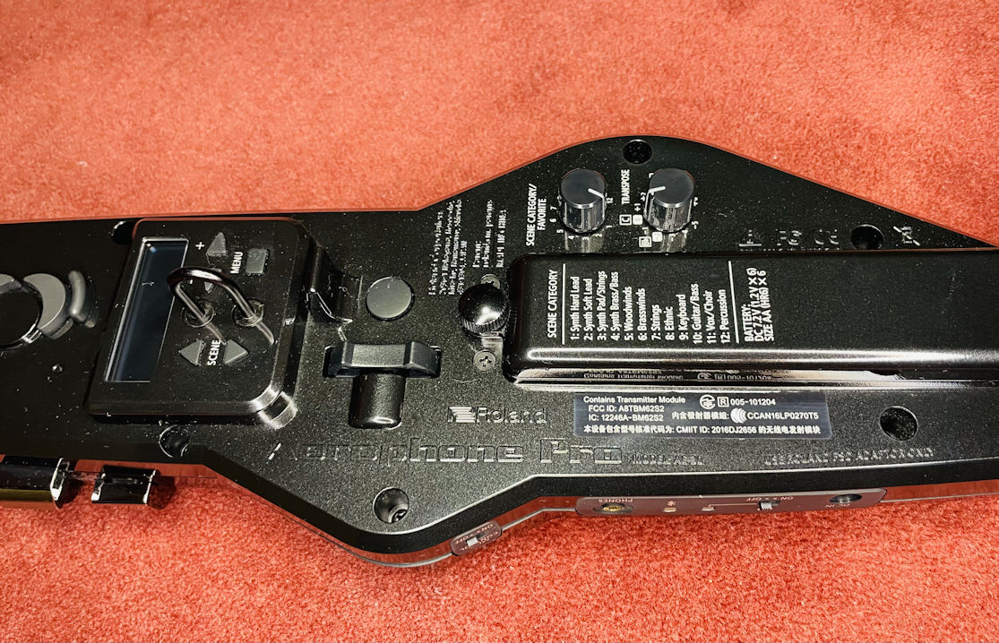 【超美品】「AE-30 Aerophone Pro」Roland ローランド エアロフォン・プロ【おまけあり】_7