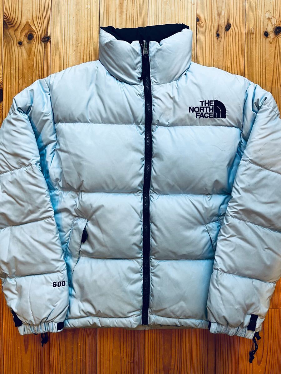 ノースフェイス ヌプシ 600フィル　 THE NORTH FACEダウンジャケット　Sサイズ　水色_1