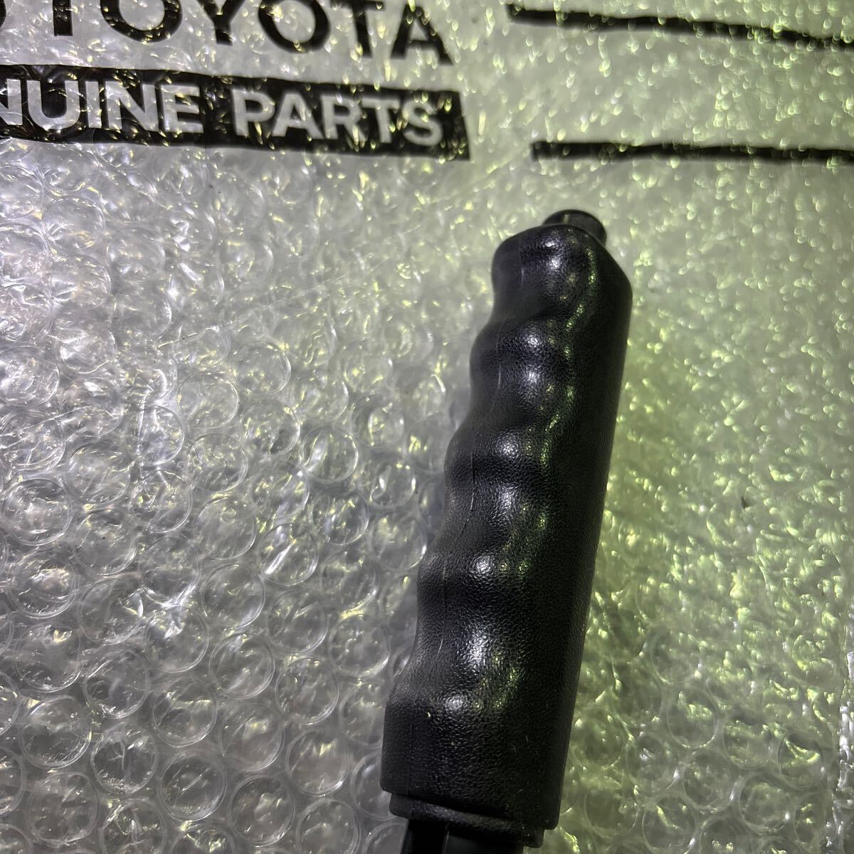 aa6pa マツダ　オートザム　キャロル　サイドブレーキ　ハンドブレーキ　ピン　カラー付き　美品_6