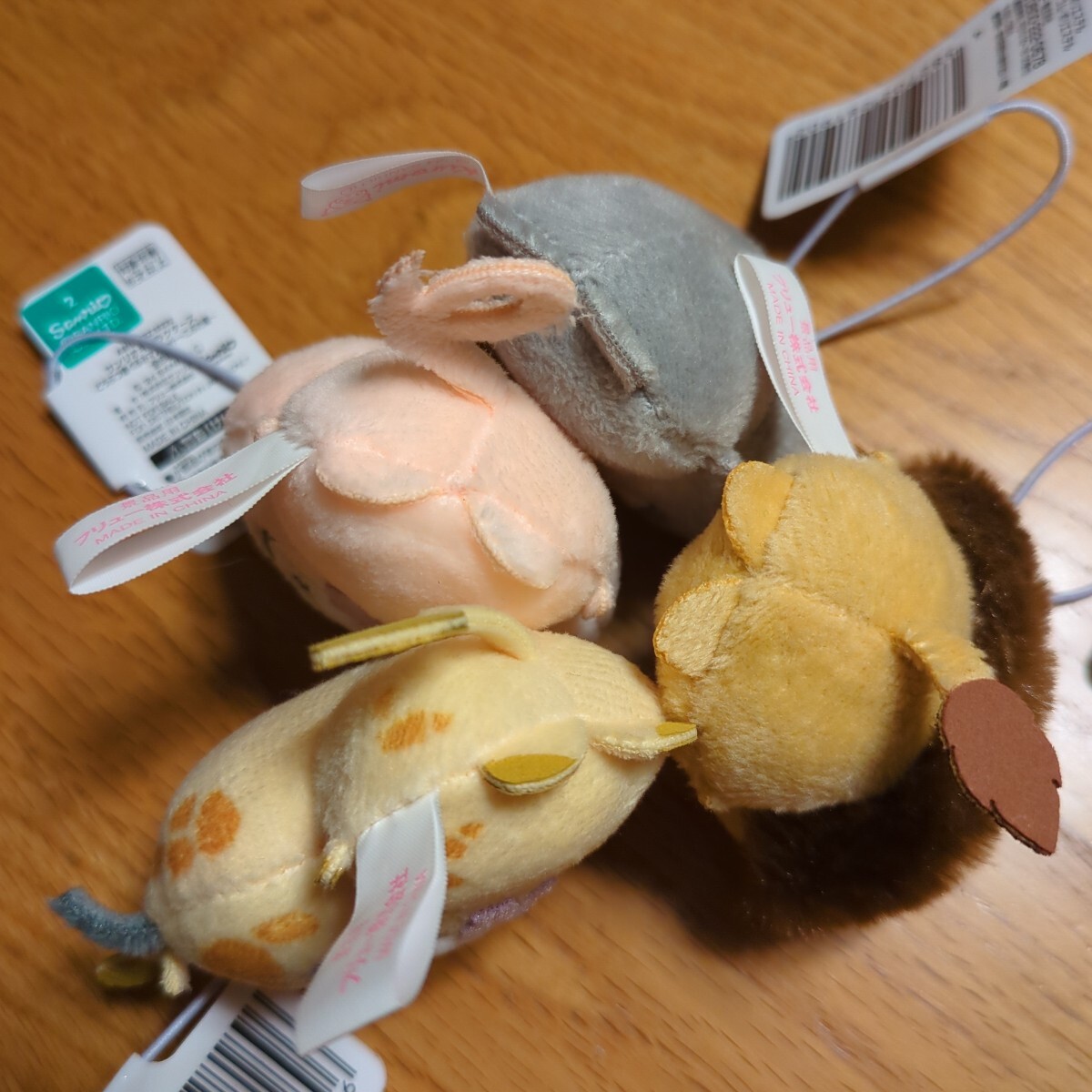 【非売品】サンリオキャラクターズ どうぶつ着ぐるみマスコット クロミ ライオン編 コアラ編 キリン編 こぶた編 4種 ぬいぐるみ_5