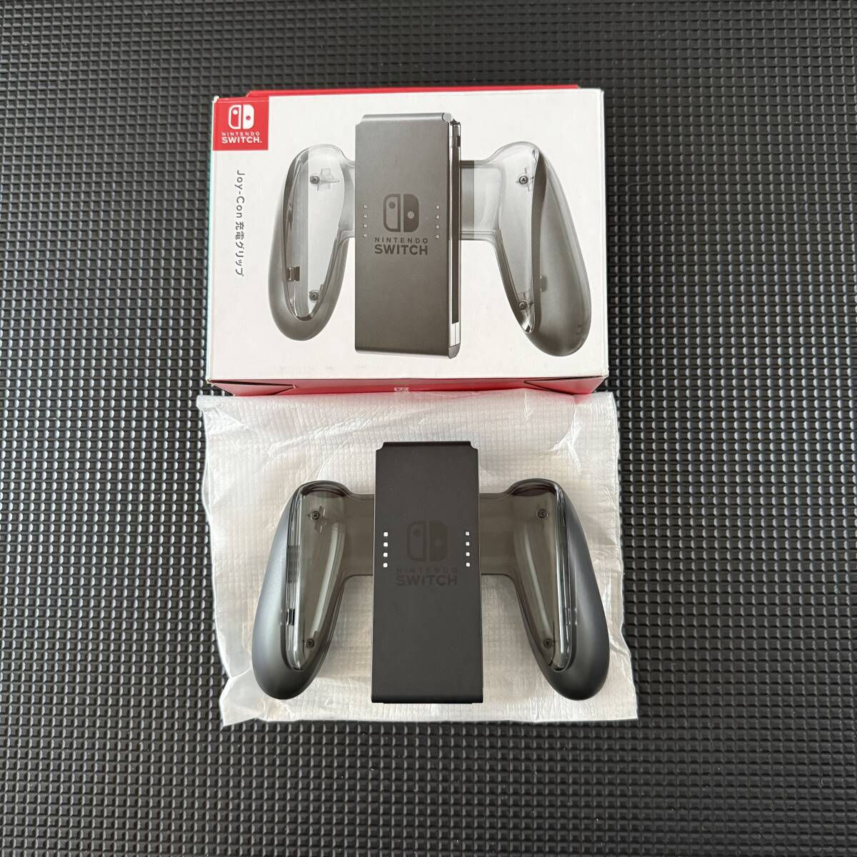 まとめ売り！ ニンテンドースイッチ 純正 ゲームキューブ コントローラー スマブラブラックx2 接続タップ Joy-Con ハンドルx2 充電グリップ_6