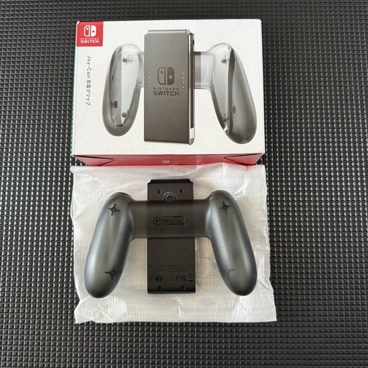 まとめ売り！ ニンテンドースイッチ 純正 ゲームキューブ コントローラー スマブラブラックx2 接続タップ Joy-Con ハンドルx2 充電グリップ_7