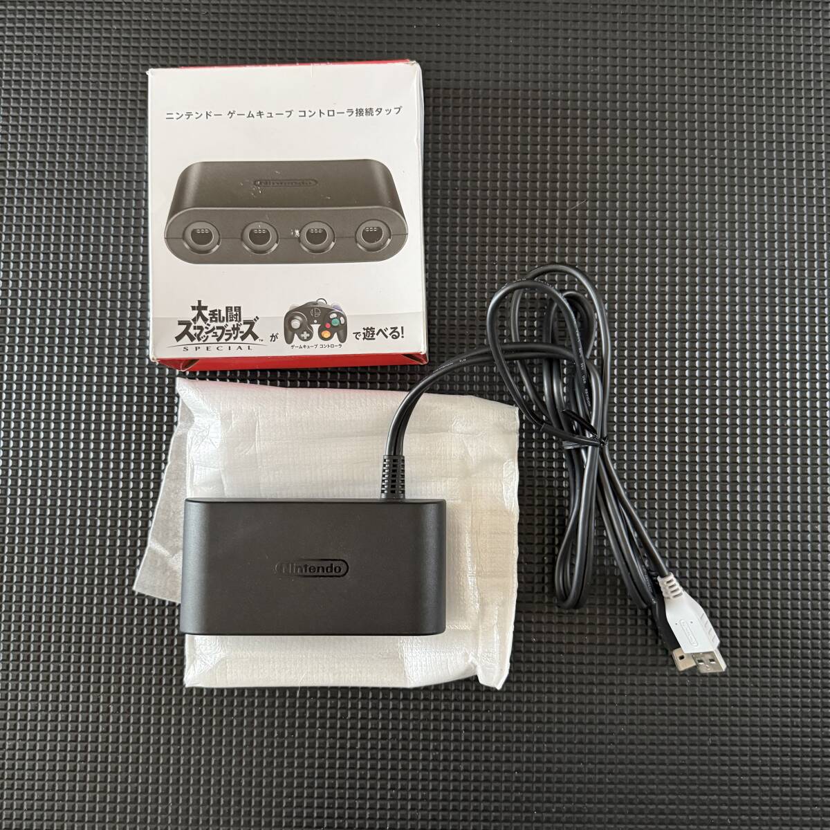 まとめ売り！ ニンテンドースイッチ 純正 ゲームキューブ コントローラー スマブラブラックx2 接続タップ Joy-Con ハンドルx2 充電グリップ_8