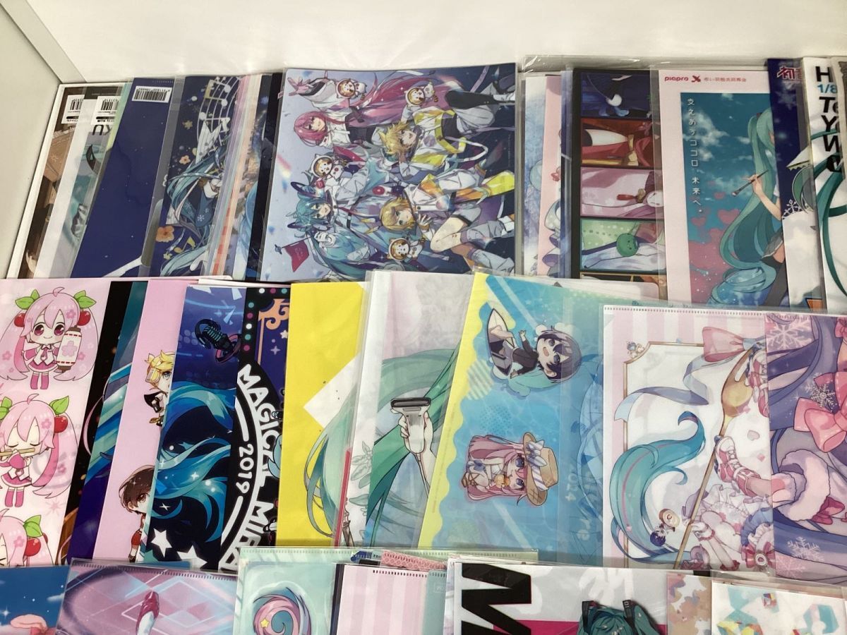 08 D 【現状】 初音ミク グッズ まとめ売り クリアファイル 他 ｜# 52 72_2