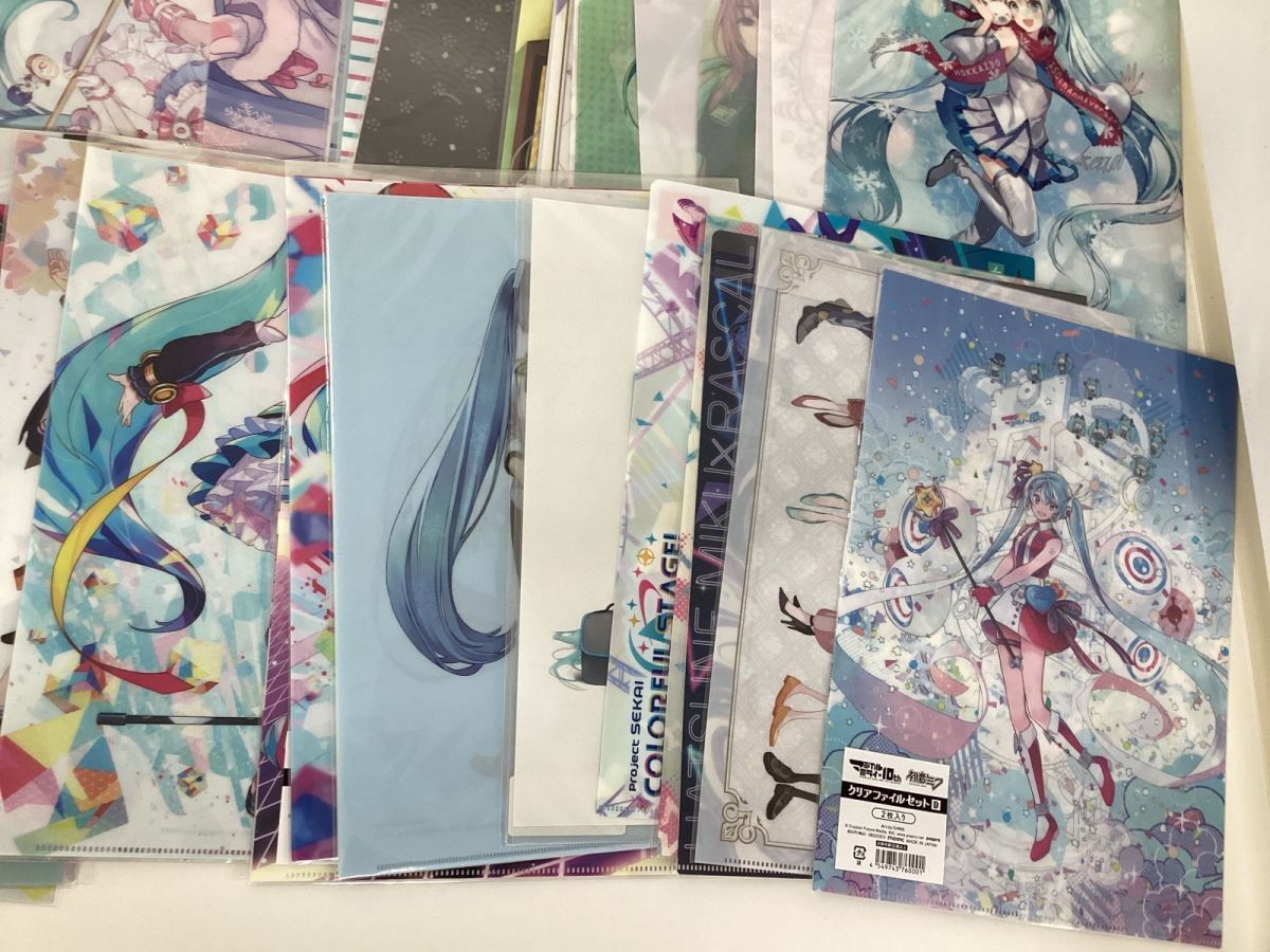 08 D 【現状】 初音ミク グッズ まとめ売り クリアファイル 他 ｜# 52 72_4