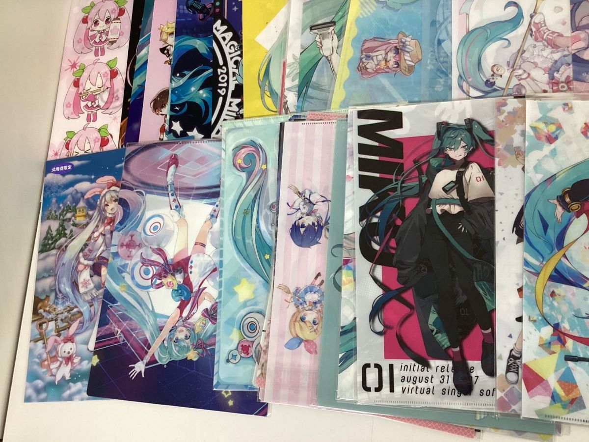 08 D 【現状】 初音ミク グッズ まとめ売り クリアファイル 他 ｜# 52 72_5