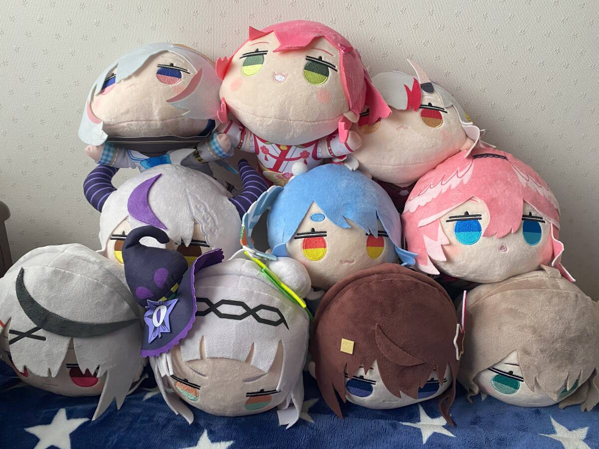 ホロライブ 寝そべりぬいぐるみ まとめ売り フリュー タグ付き