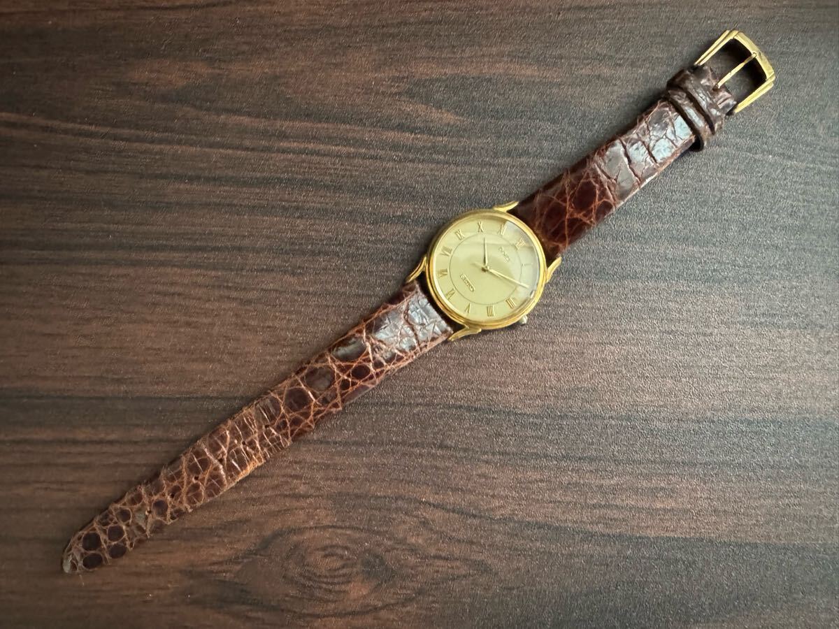 1円～ SEIKO セイコー DOLCE ドルチェ 5E61-0A10 18KT K18 750 金無垢 