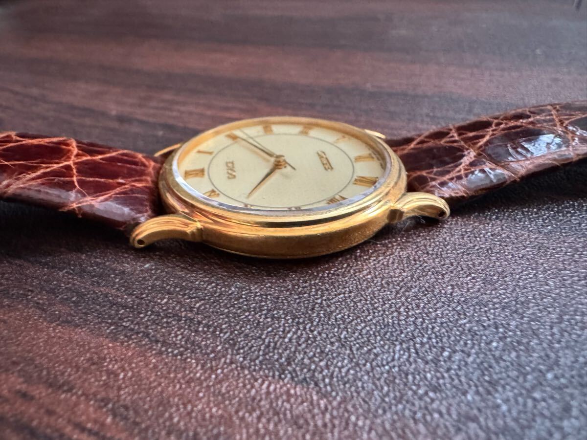 1円～ SEIKO セイコー DOLCE ドルチェ 5E61-0A10 18KT K18 750 金無垢 
