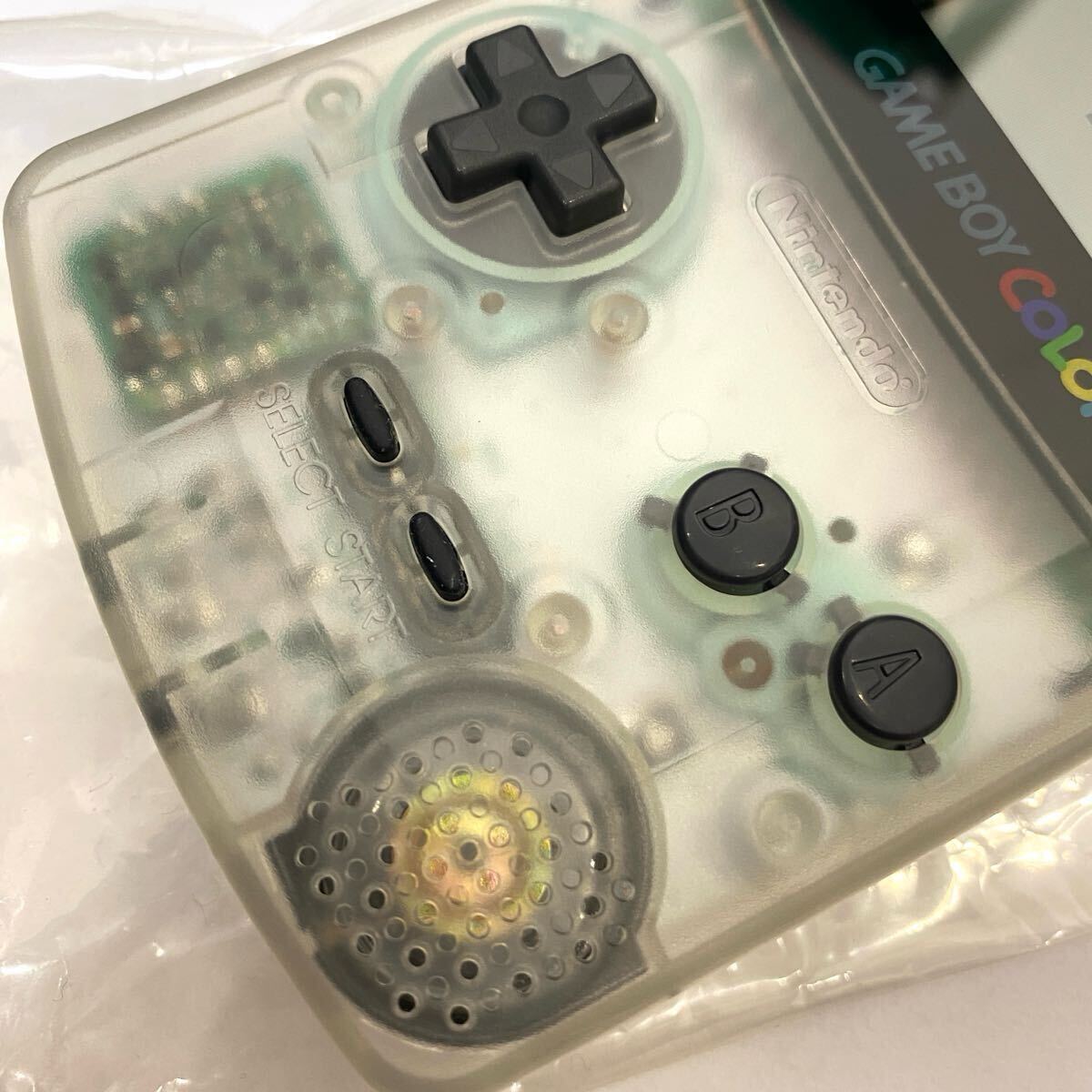 【新品同様品】ゲームボーイカラー ■ほぼ　新品未使用　クリア レア　GBC 任天堂 説明書 箱　Nintendo ニンテンドー ゲームボーイ CGB-001_4