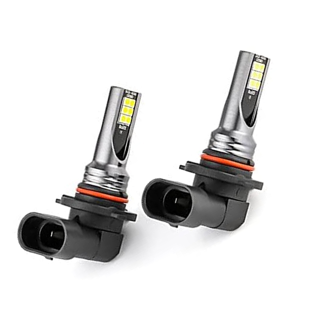 9006 HB4 LEDバルブ6000ケルビン２個入 明るい1400lm 爆光平面LED3030長寿命LEDライト 純正交換フォグやハイビーム LED12個搭載で360度照射_2