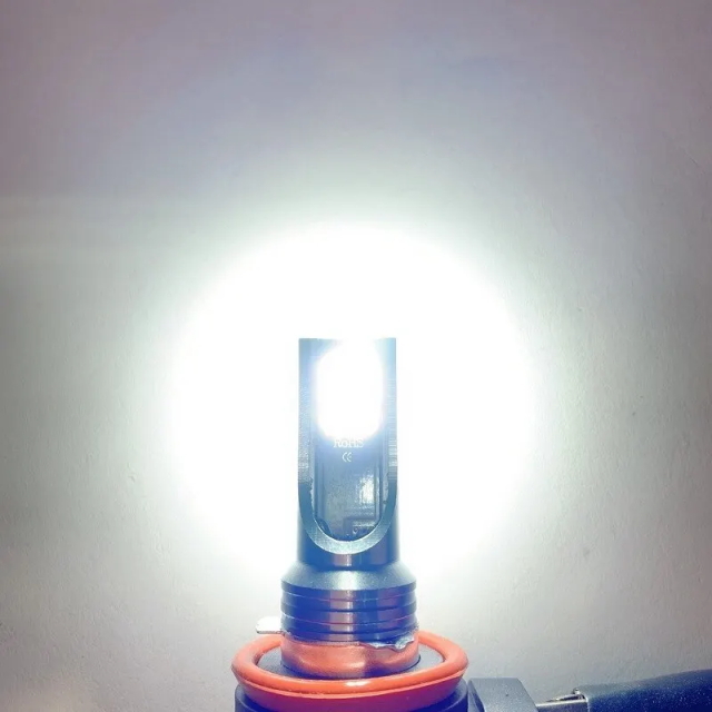 9006 HB4 LEDバルブ6000ケルビン２個入 明るい1400lm 爆光平面LED3030長寿命LEDライト 純正交換フォグやハイビーム LED12個搭載で360度照射_8