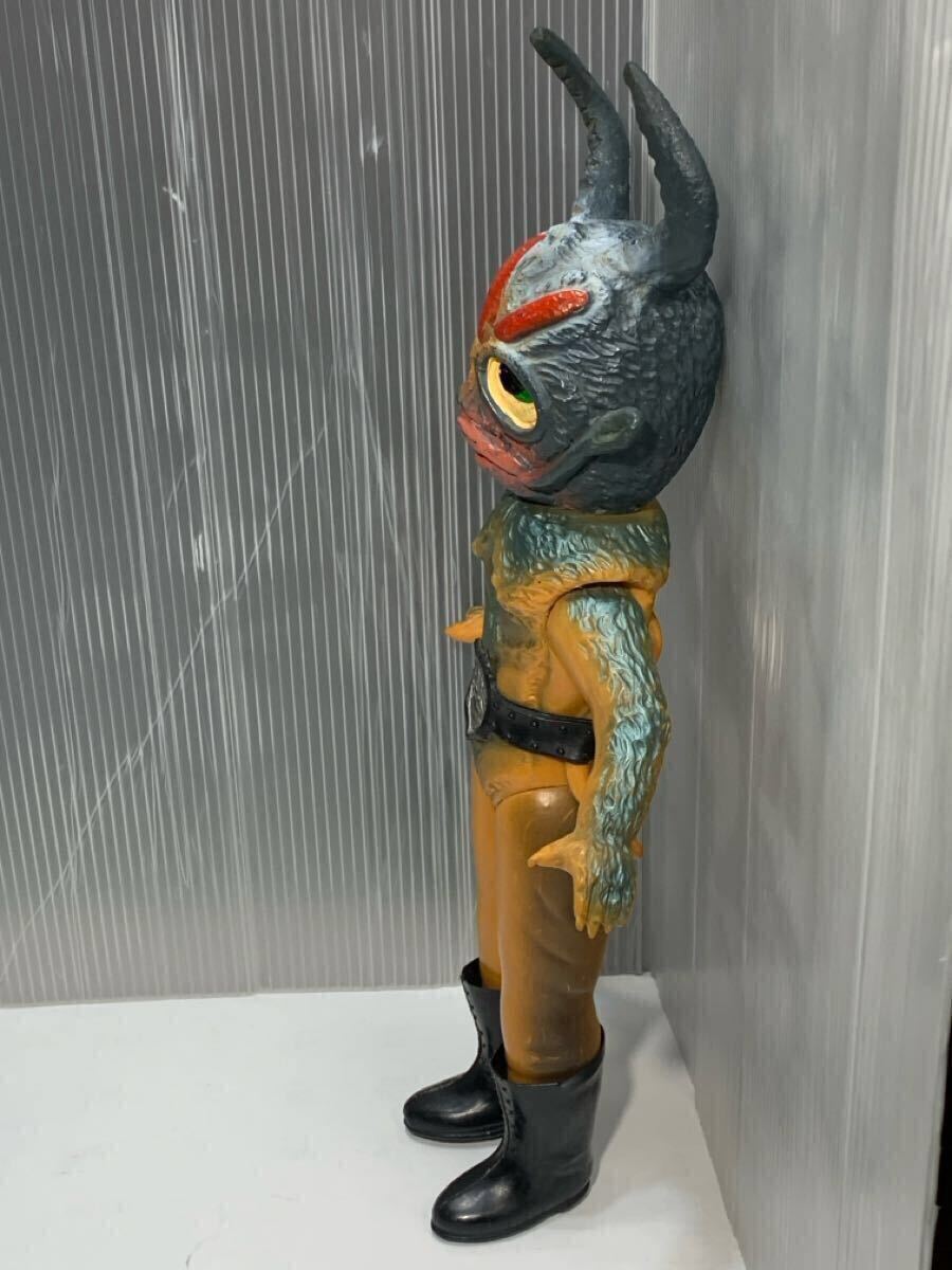 古い ソフビ 約29cm(検索 地獄サンダー ? Bandai 旧バンダイ 当時物