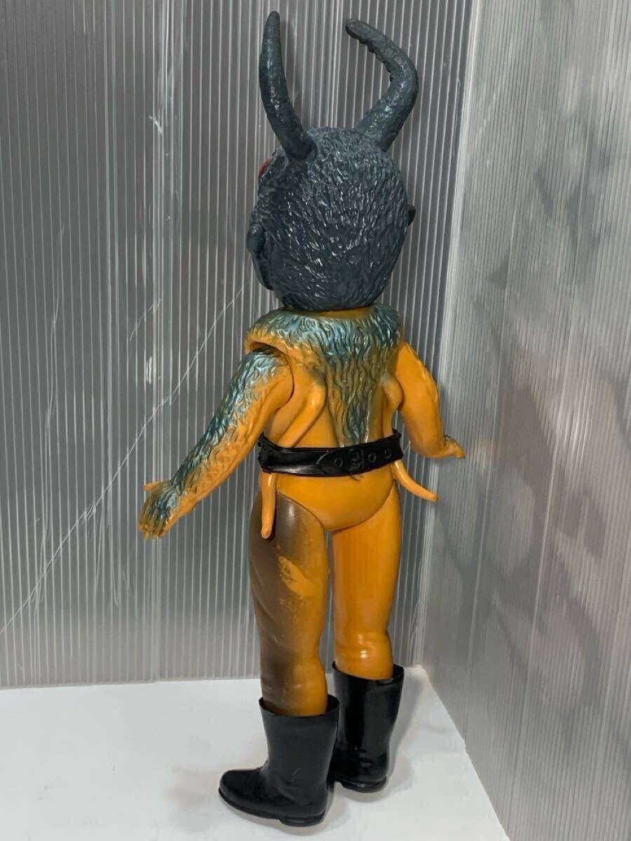 古い ソフビ 約29cm(検索 地獄サンダー ? Bandai 旧バンダイ 当時物