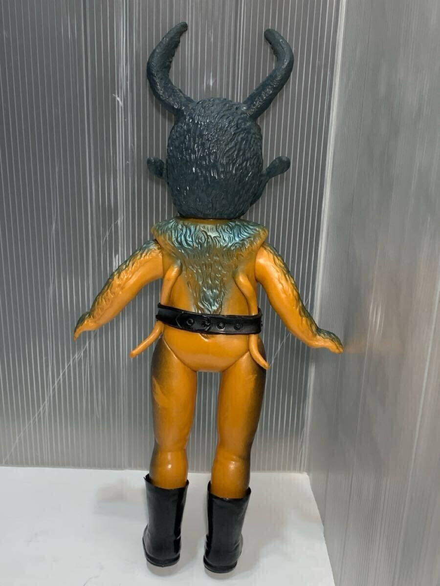 古い ソフビ 約29cm(検索 地獄サンダー ? Bandai 旧バンダイ 当時物