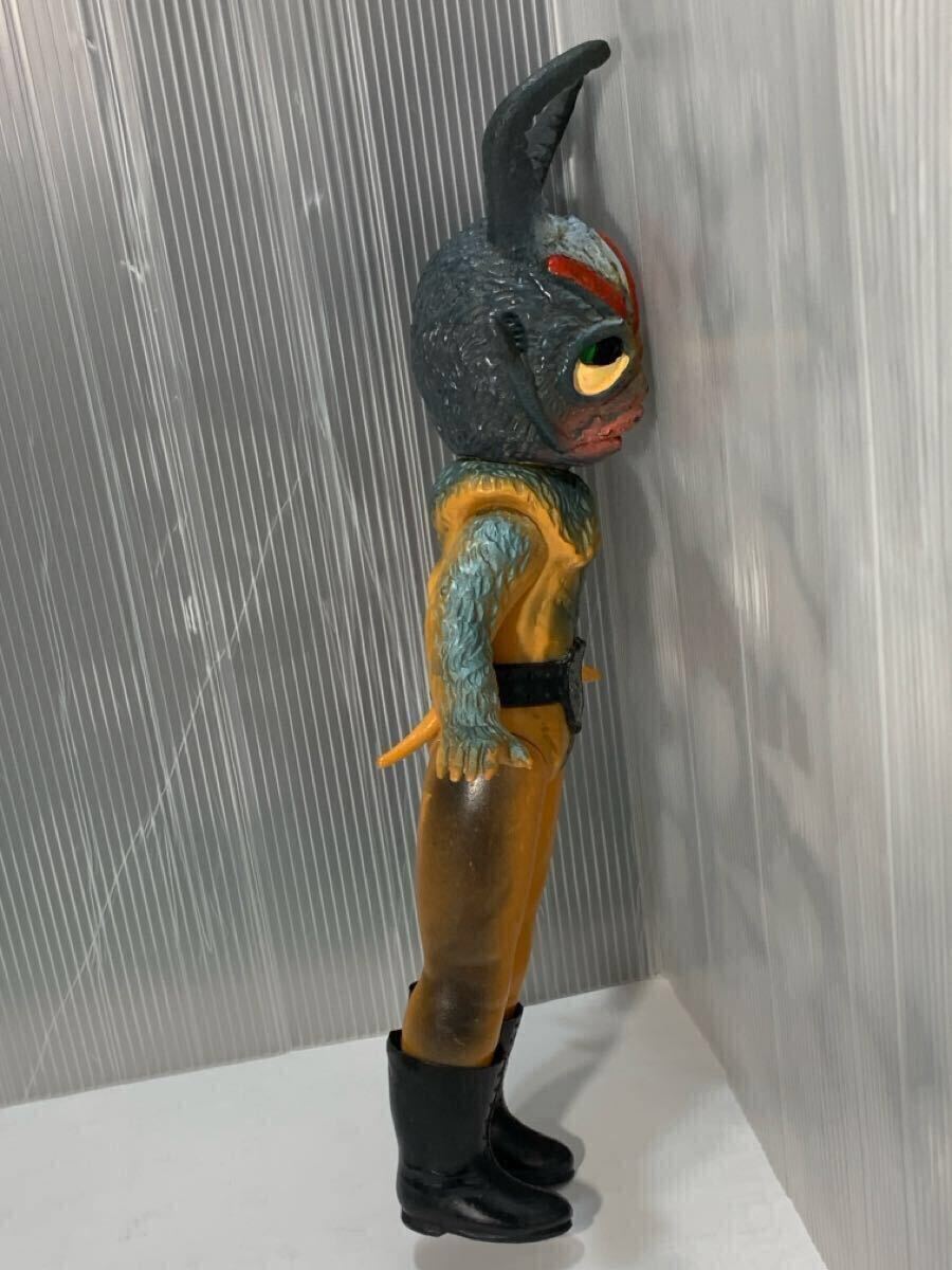 古い ソフビ 約29cm(検索 地獄サンダー ? Bandai 旧バンダイ 当時物