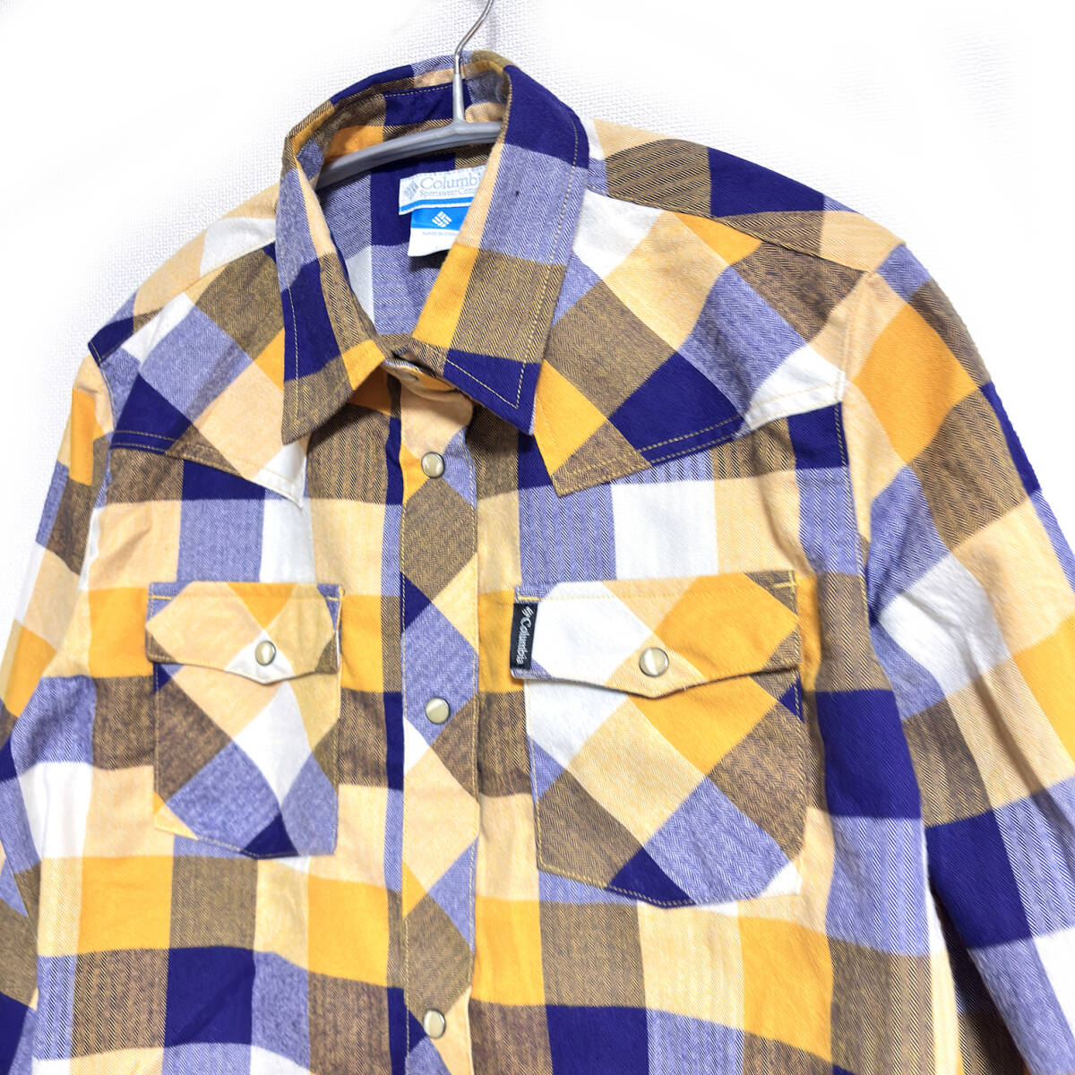 【コロンビア COLUMBIA】ウエスタンシャツ M 起毛　チェック OMNI-WiCK_2